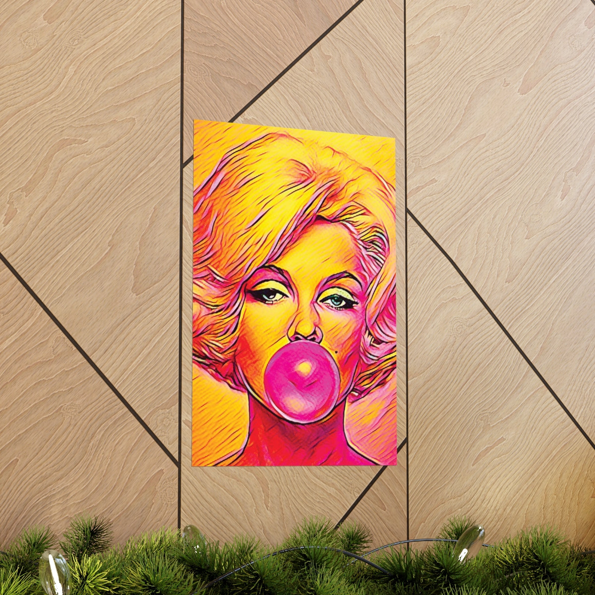 Marilyn Monroe Painting Premium Matte Poster | Icon Art | Marilyn Monroe Picture