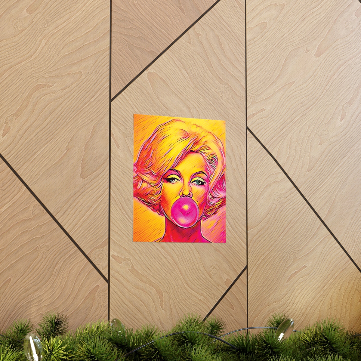 Marilyn Monroe Painting Premium Matte Poster | Icon Art | Marilyn Monroe Picture