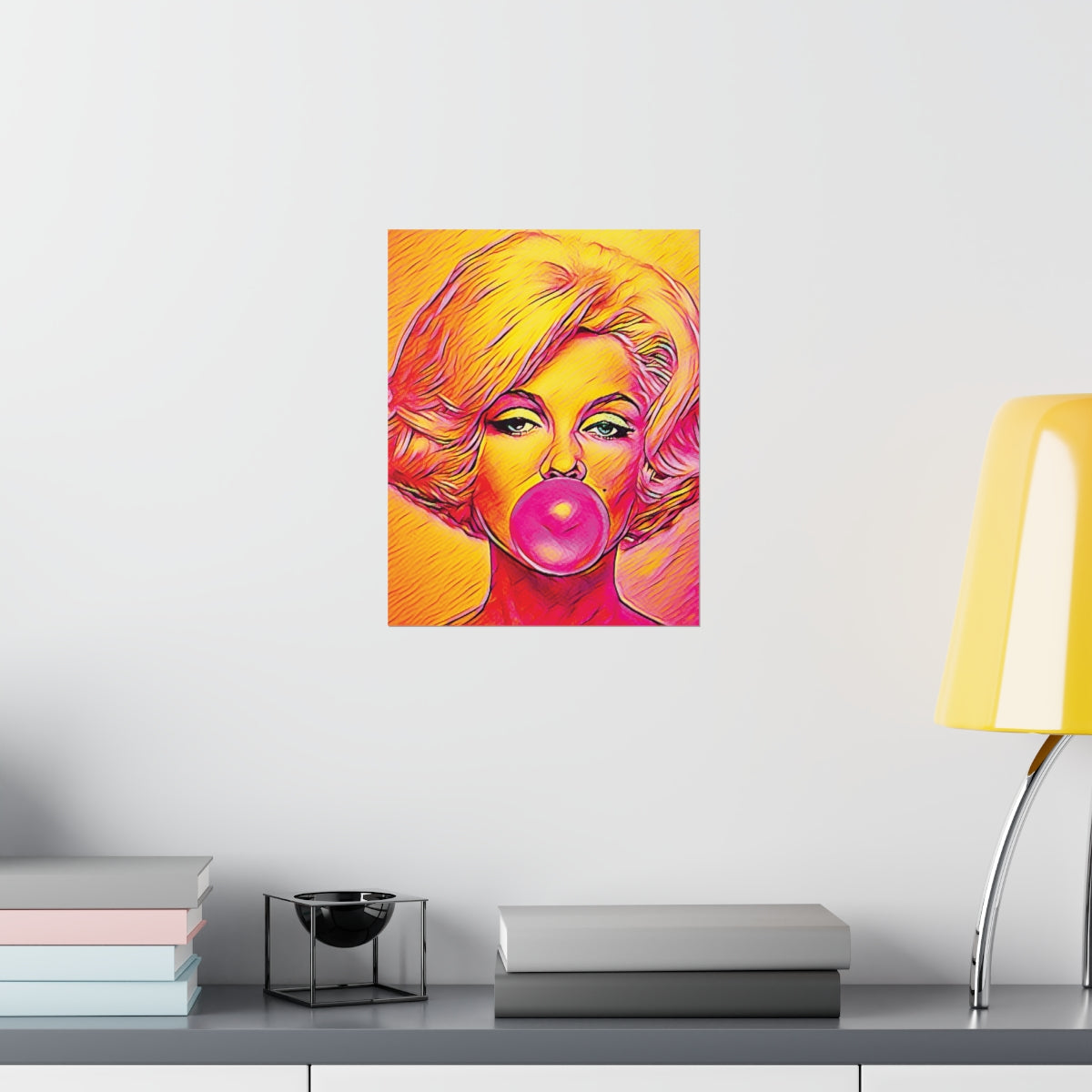 Marilyn Monroe Painting Premium Matte Poster | Icon Art | Marilyn Monroe Picture