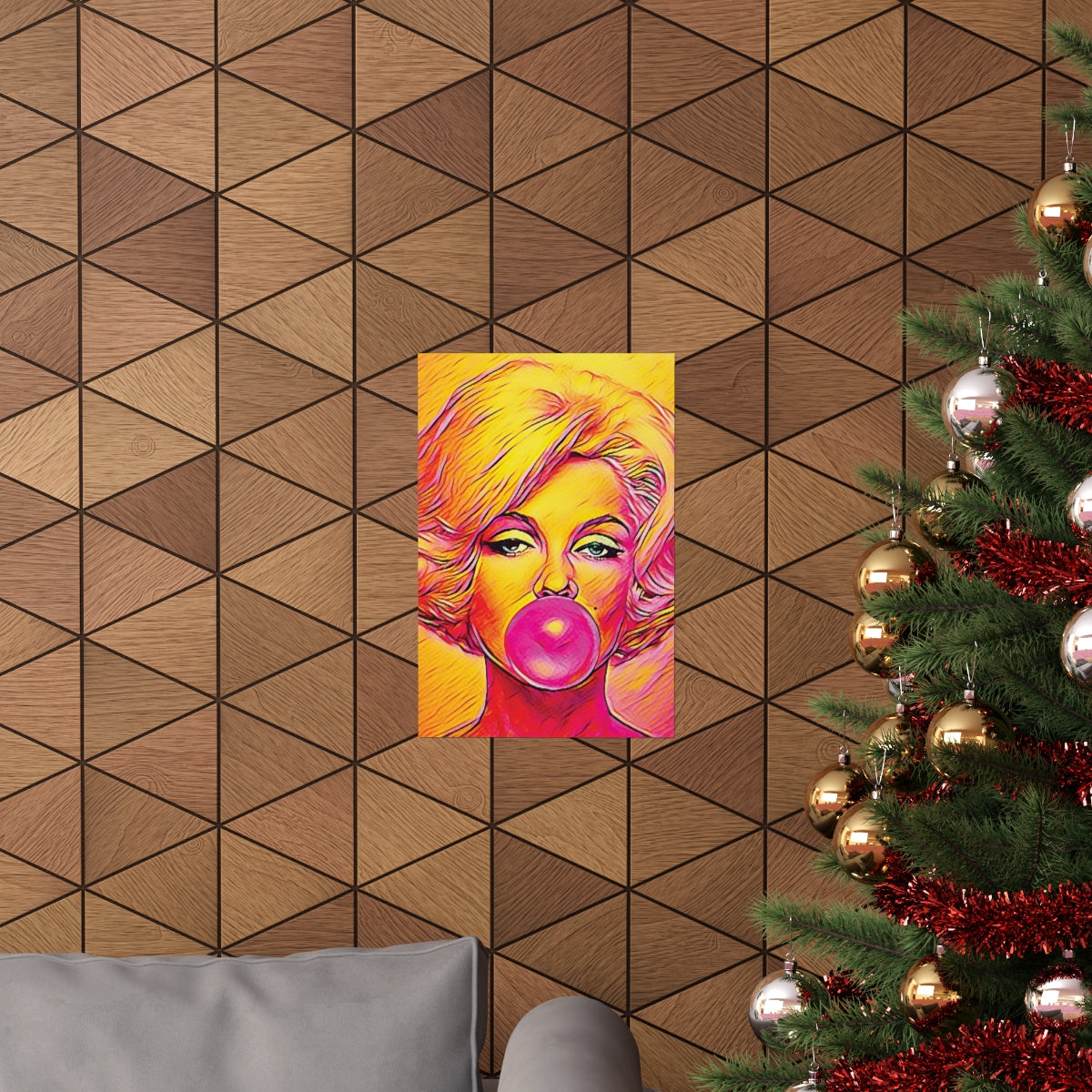 Marilyn Monroe Painting Premium Matte Poster | Icon Art | Marilyn Monroe Picture
