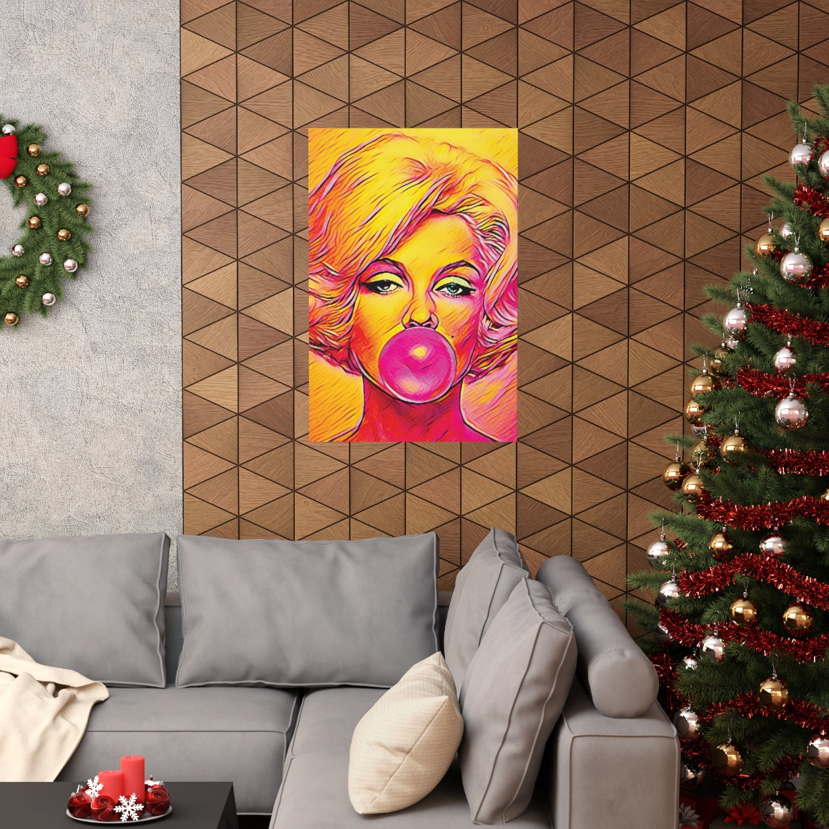 Marilyn Monroe Painting Premium Matte Poster | Icon Art | Marilyn Monroe Picture