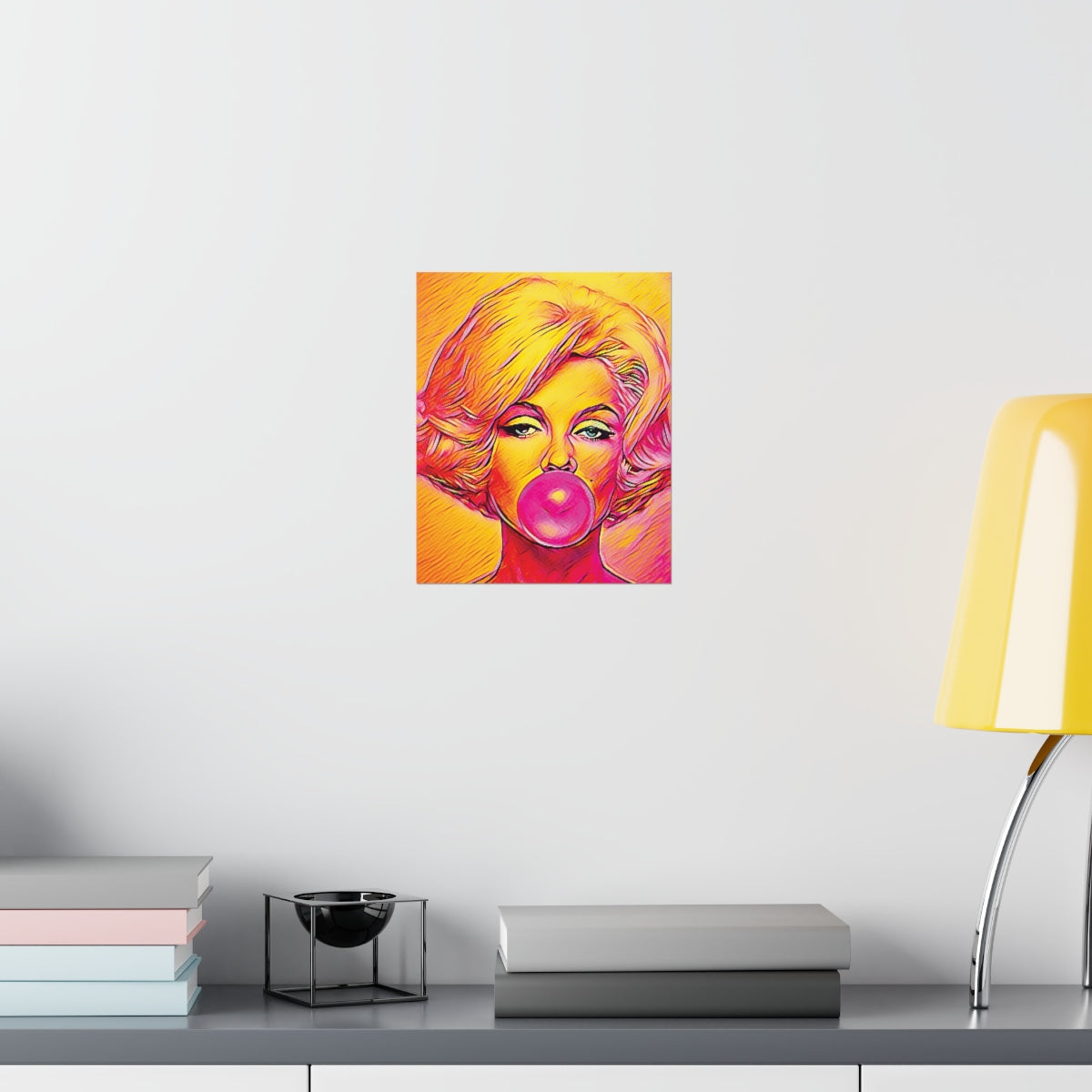 Marilyn Monroe Painting Premium Matte Poster | Icon Art | Marilyn Monroe Picture