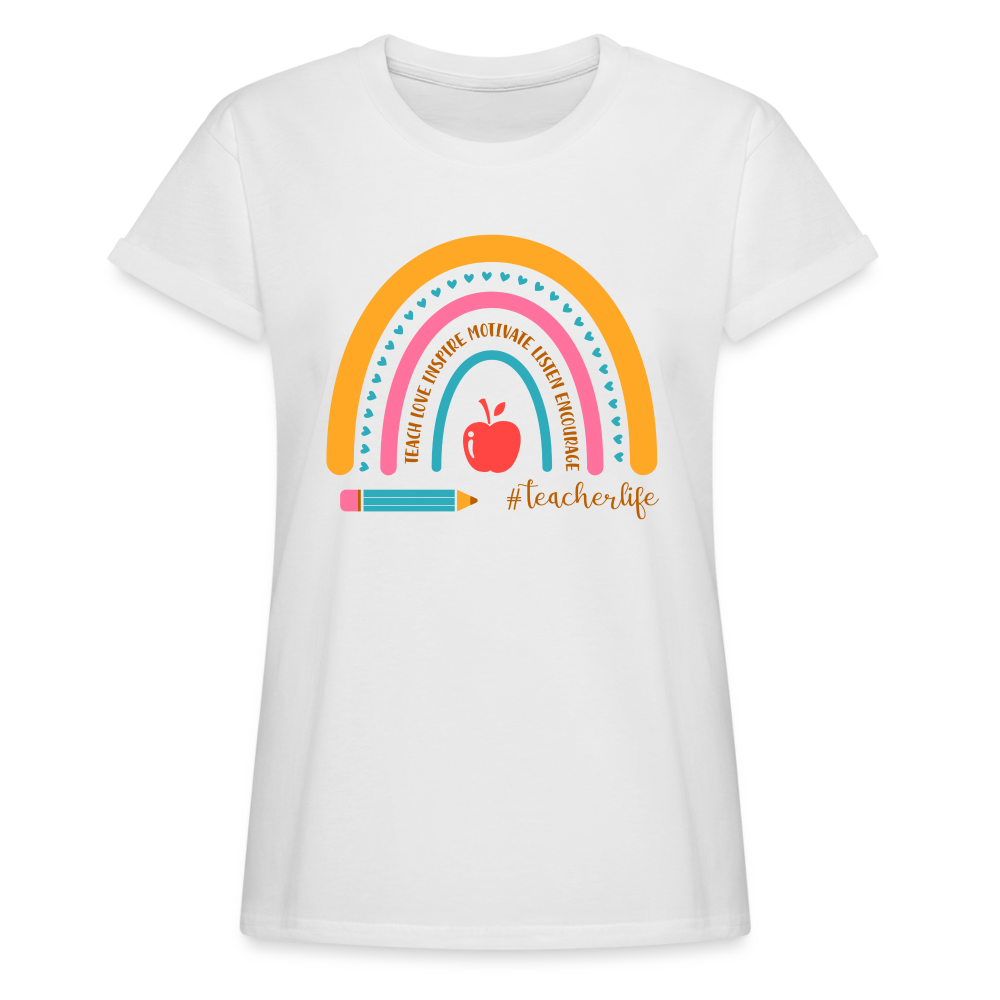 Women's Relaxed Fit T-Shirt - white