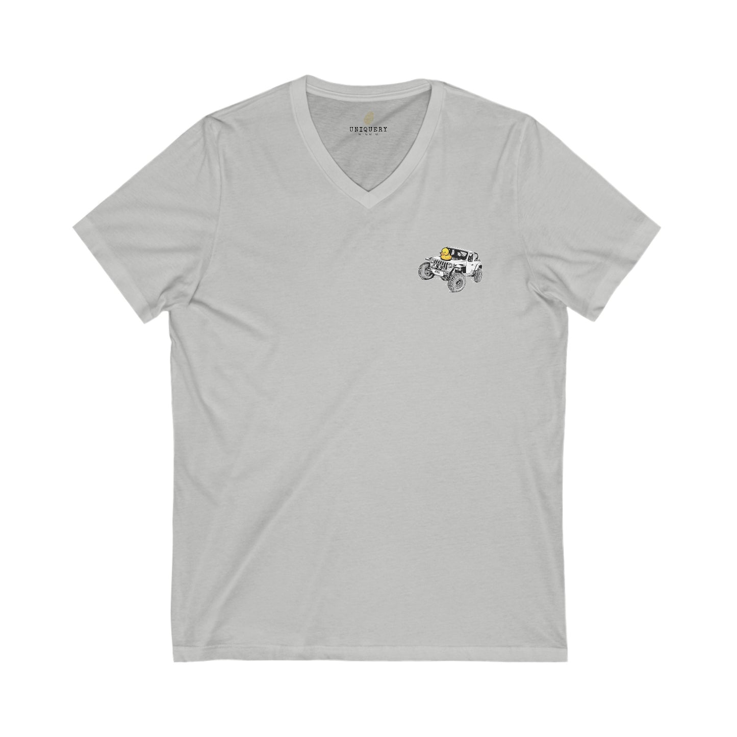 No One Gives a Duck Like the Jeep Club of Winter Garden V-Neck Tee