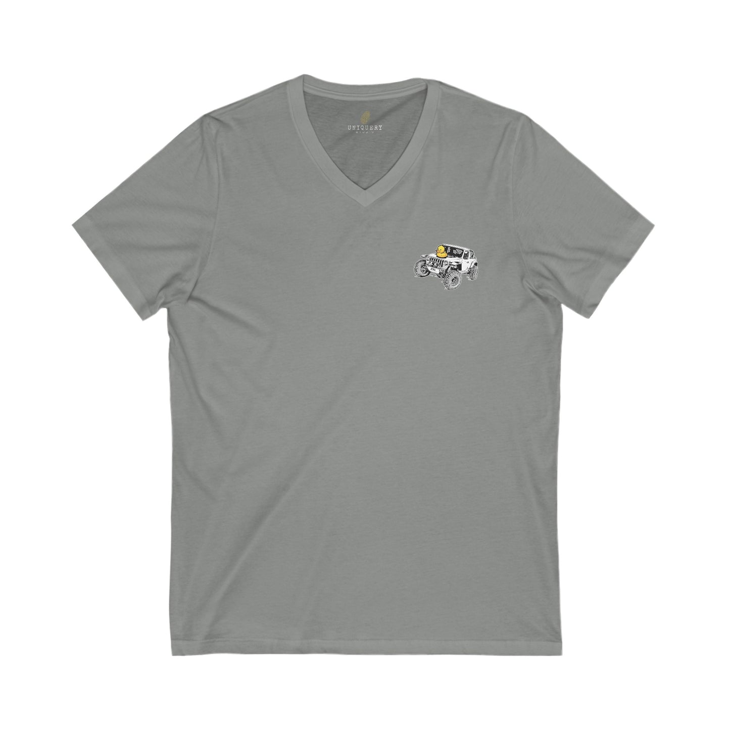 No One Gives a Duck Like the Jeep Club of Winter Garden V-Neck Tee