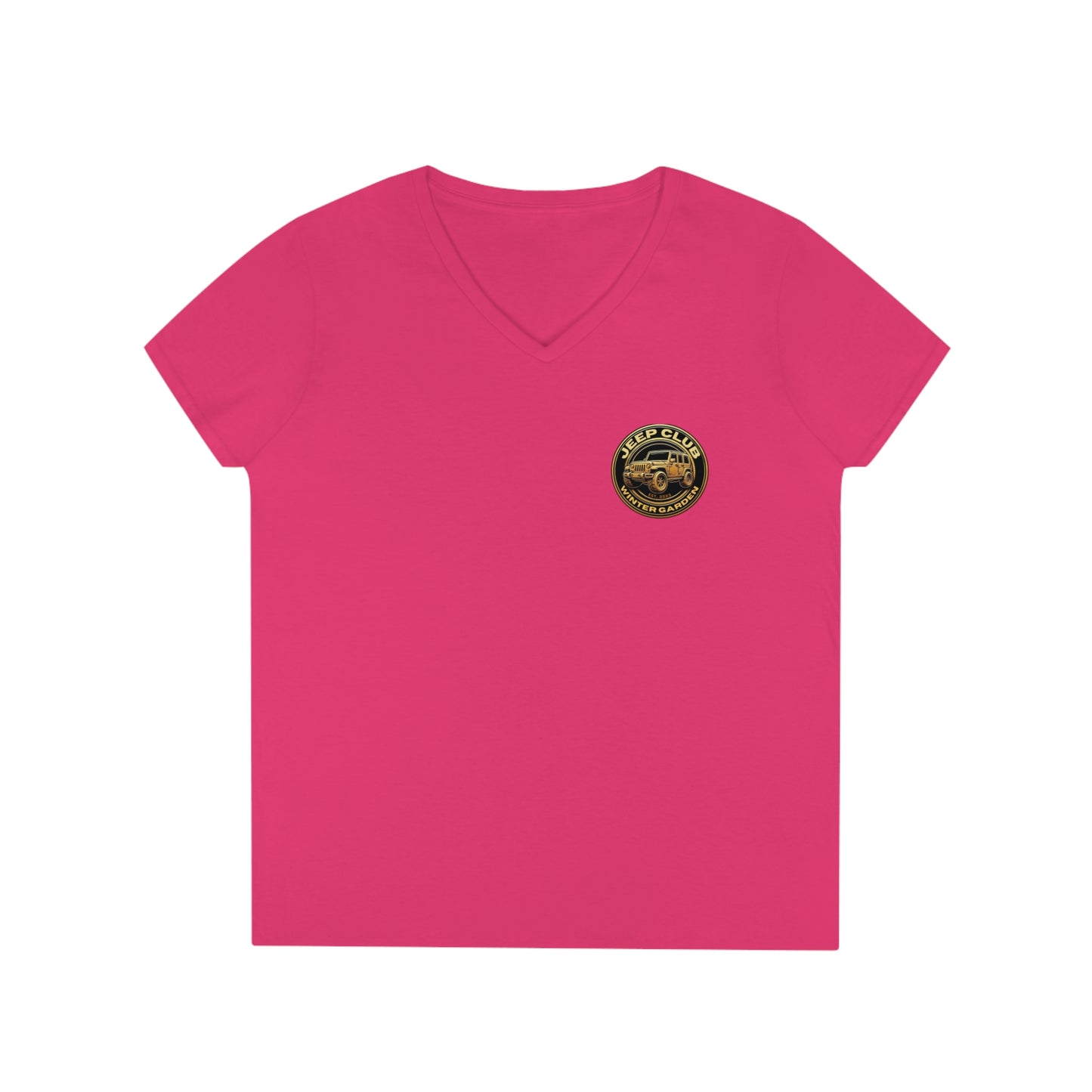 JCWG Logo Ladies' V-Neck T-Shirt