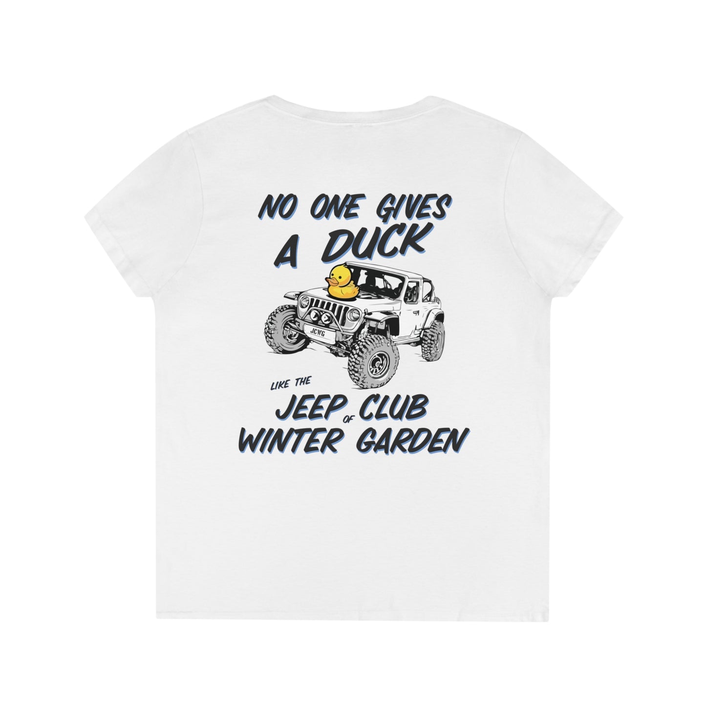 No One Gives a Duck Like JCWG - Ladies' V-Neck