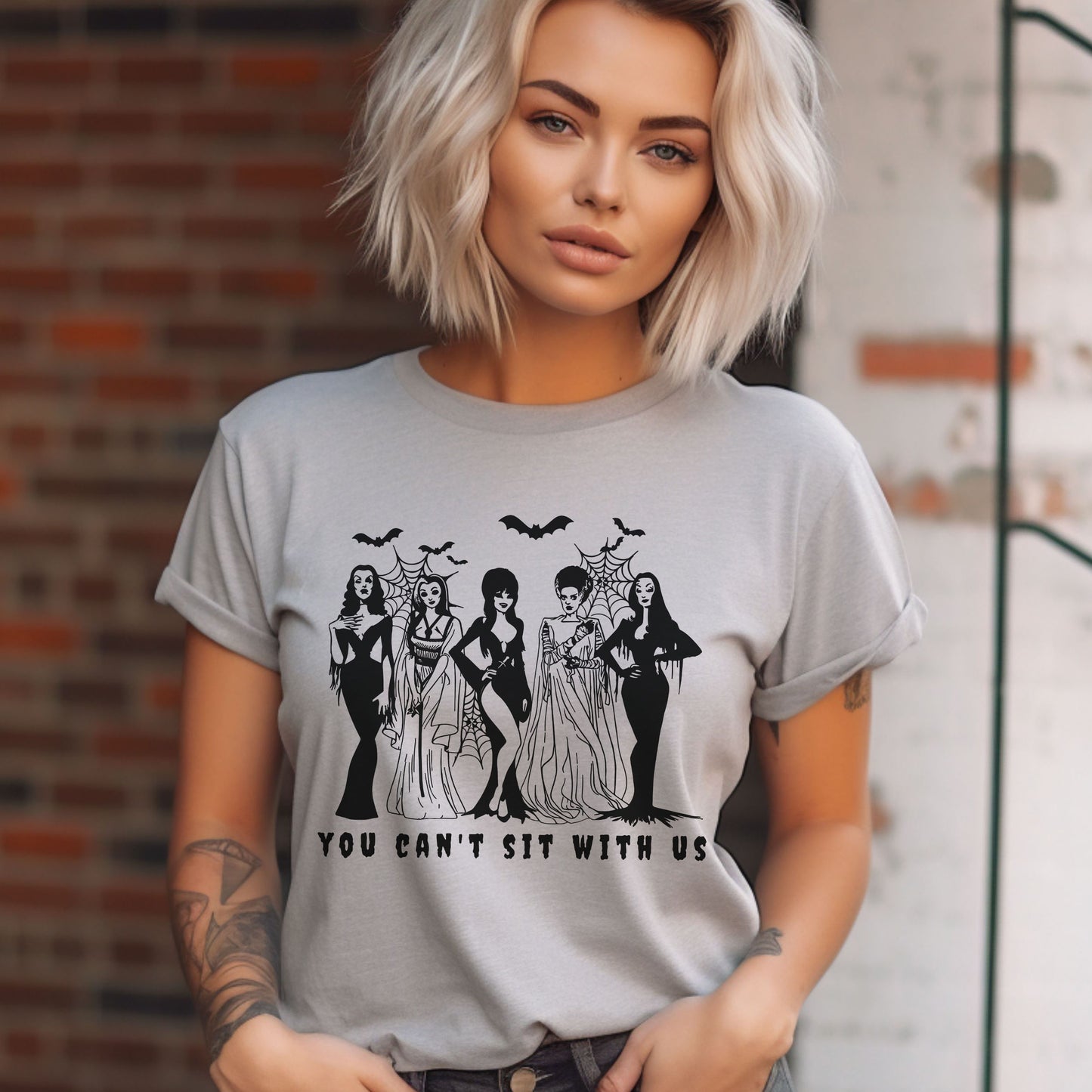 You Cant Sit With Us Shirt | Halloween Tshirt | Fall T Shirt | Mean Girls Shirt | Women of Horror | Its Fall Yall | Witch Shirt