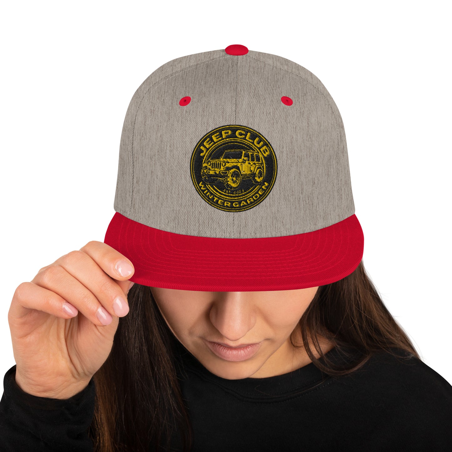 JCWG Embroidered Logo Snapback Hat