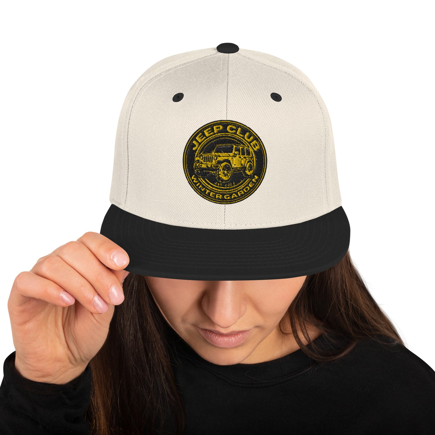 JCWG Embroidered Logo Snapback Hat