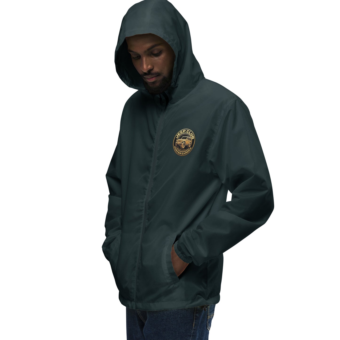 JCWG Unisex Lightweight Zip Up Windbreaker