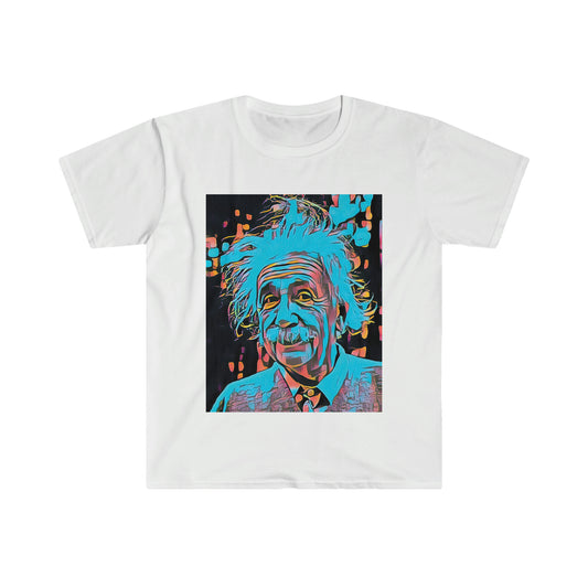 Albert Einstein Painting Tee | Icon Art | Einstein Shirt