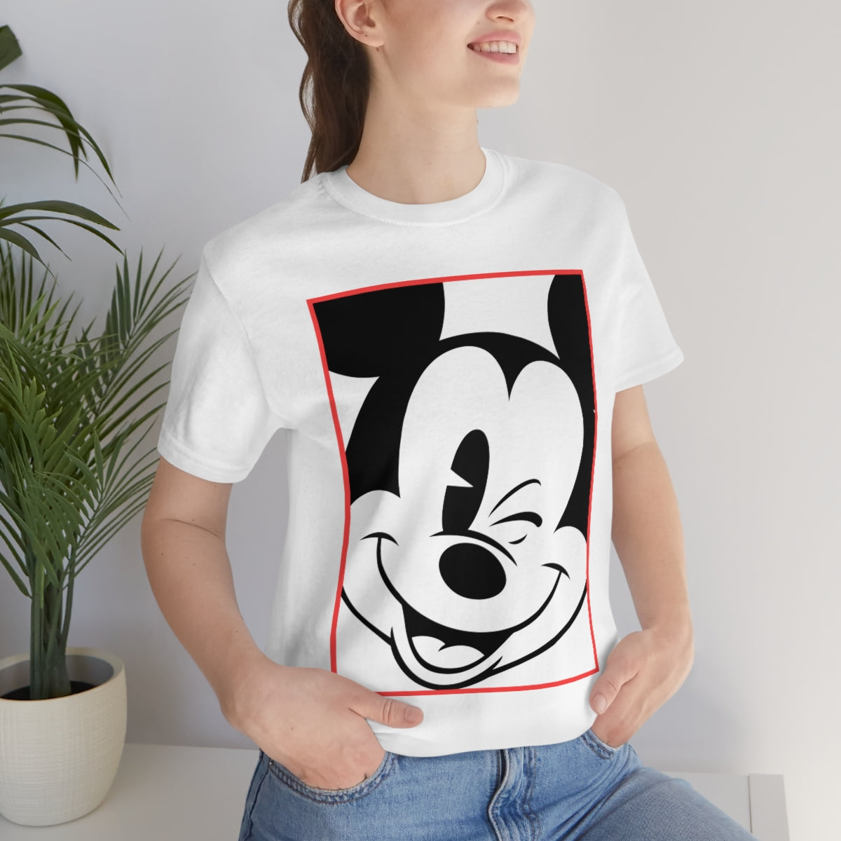 Winking Mickey Unisex T-Shirt | Family Vacation Tee | Mickey Mouse Shirt | Disney Tee | Disney World | Magic Kingdom | Disneyland