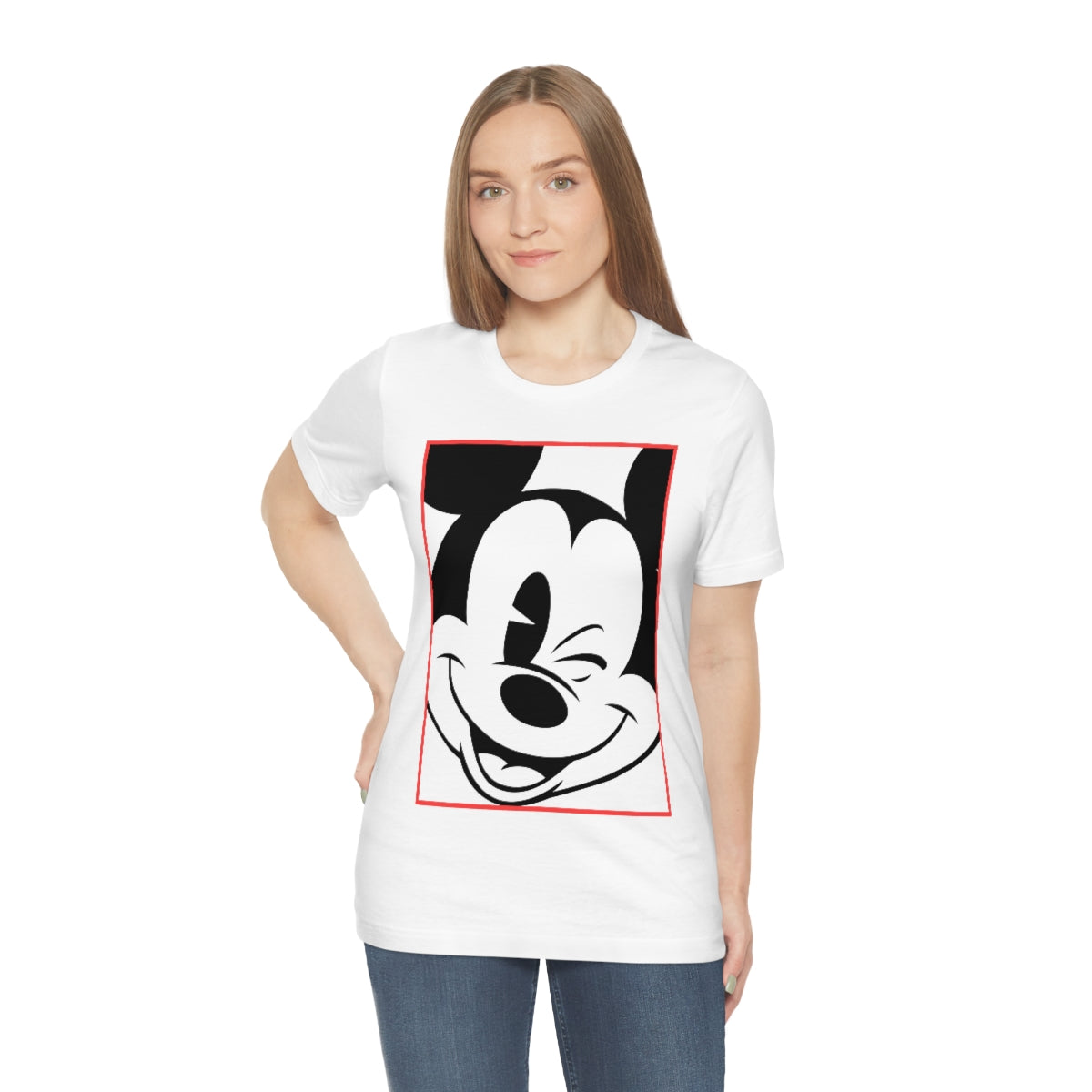 Winking Mickey Unisex T-Shirt | Family Vacation Tee | Mickey Mouse Shirt | Disney Tee | Disney World | Magic Kingdom | Disneyland