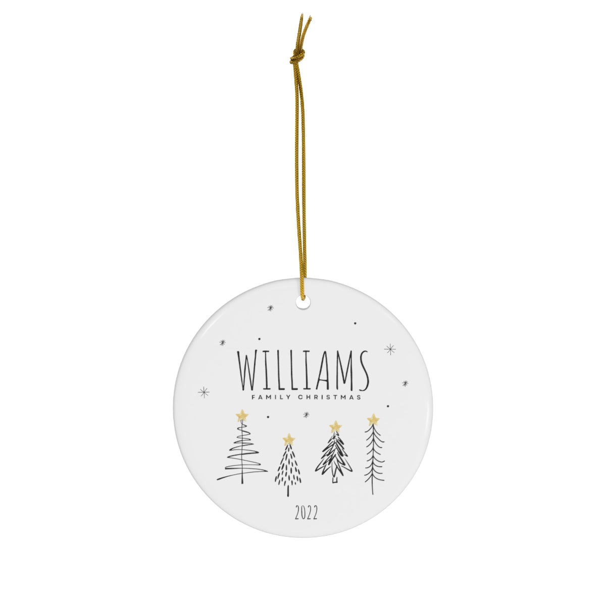 Family Christmas Ornament 2022 | Custom Ornament