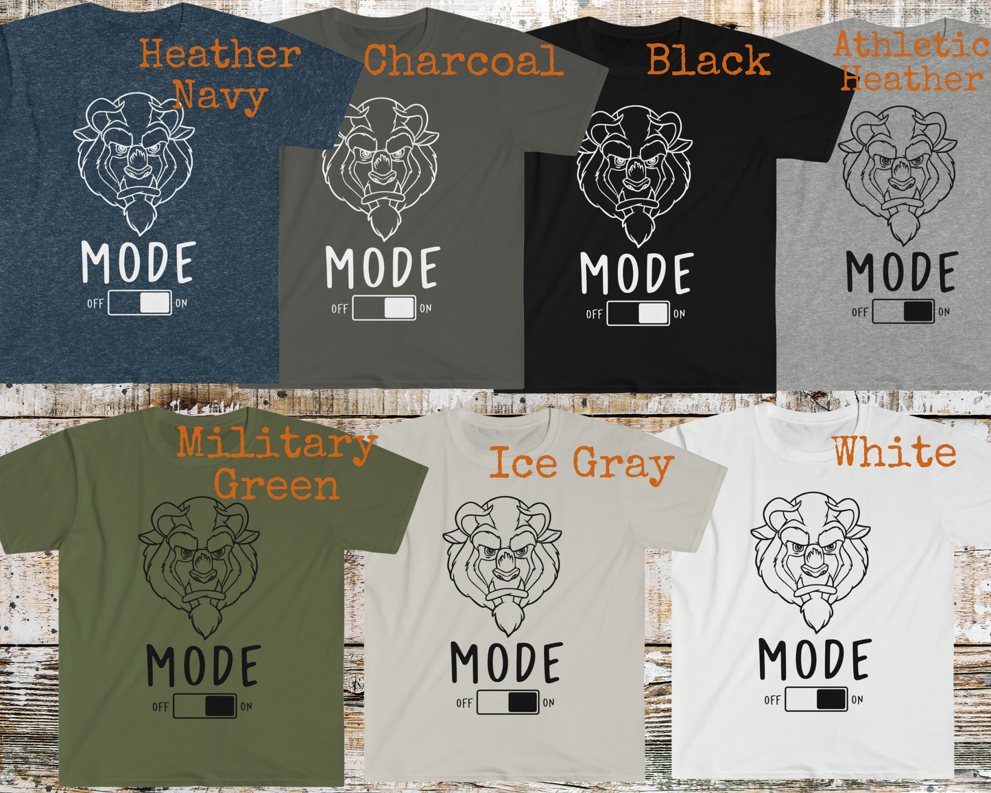 Beast Mode Shirt | Mens Disney Shirts | Beauty and the Beast | Disney World Shirts | Disneyland Shirt | Magic Kingdom Shirt | Gym Shirt