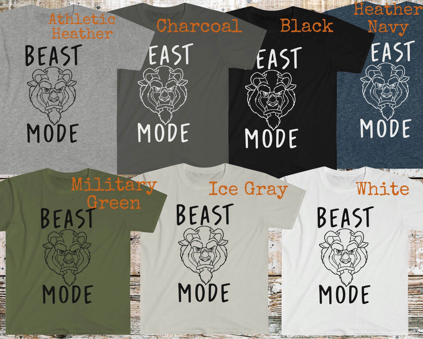 Beast Mode Shirt | Mens Disney Shirts | Beauty and the Beast | Disney World Shirts | Disneyland Shirt | Magic Kingdom Shirt | Gym Shirt