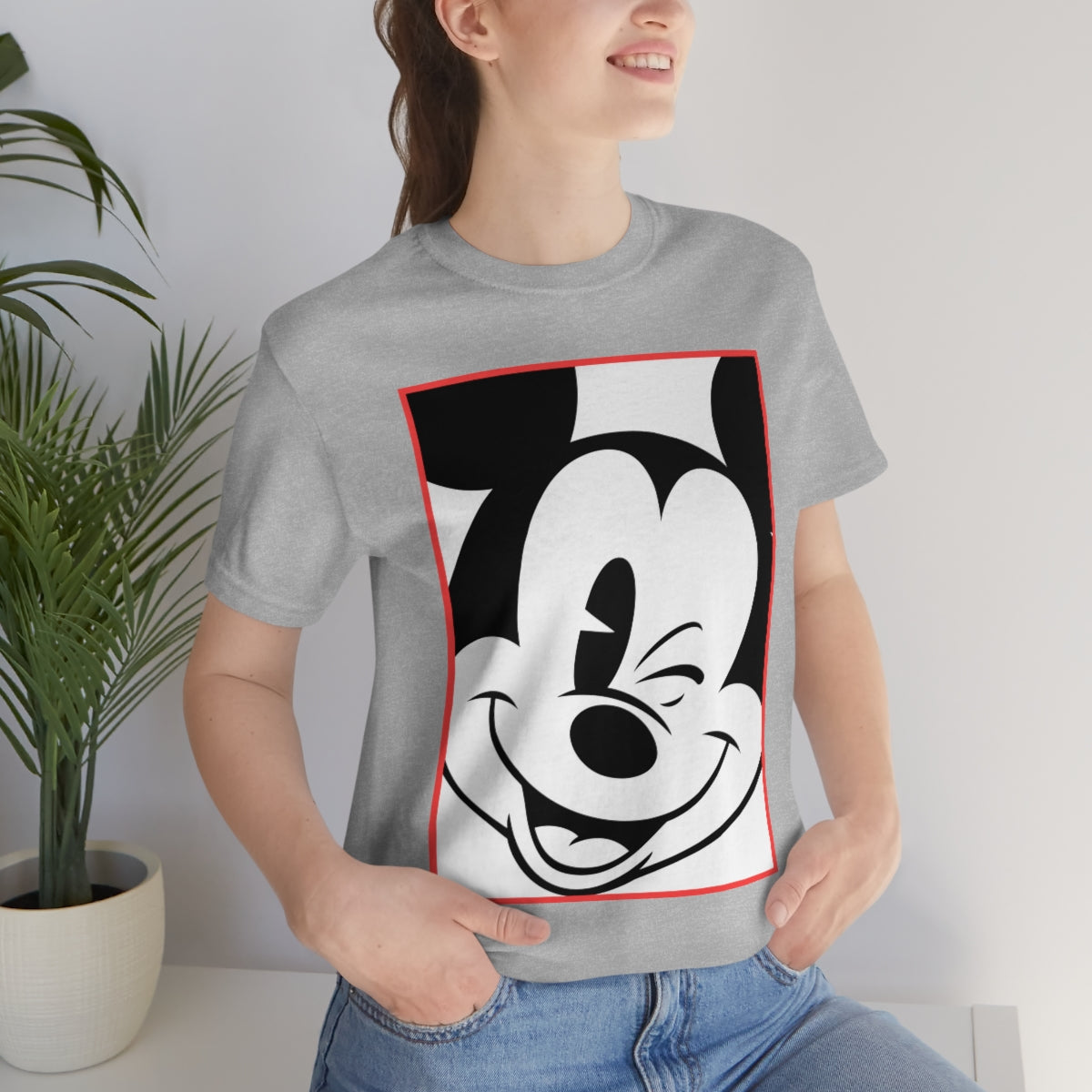 Winking Mickey Unisex T-Shirt | Family Vacation Tee | Mickey Mouse Shirt | Disney Tee | Disney World | Magic Kingdom | Disneyland