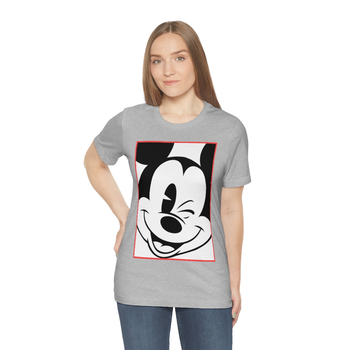 Winking Mickey Unisex T-Shirt | Family Vacation Tee | Mickey Mouse Shirt | Disney Tee | Disney World | Magic Kingdom | Disneyland