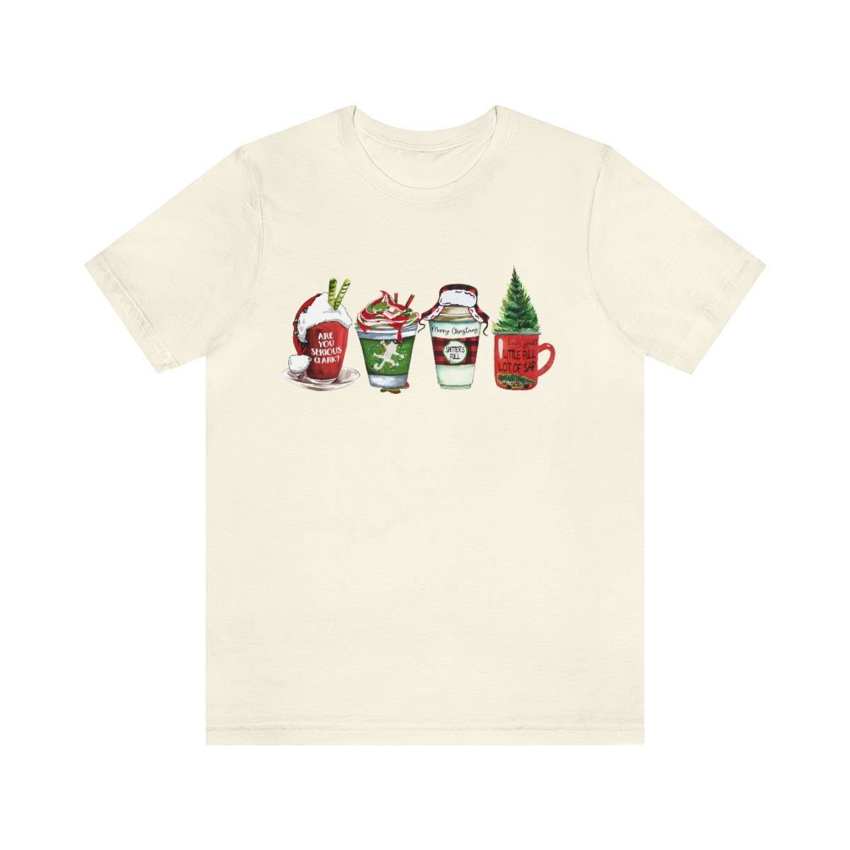 Christmas Vacation Coffee Tee | Cute Christmas Shirt | You Serious Clark | Griswold Shirt | Unisex T-shirt