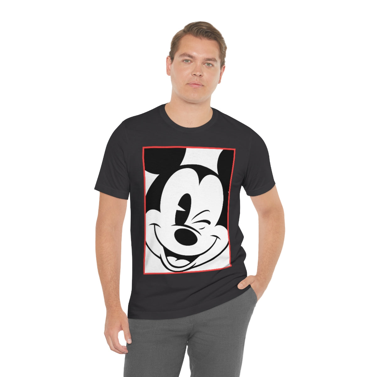 Winking Mickey Unisex T-Shirt | Family Vacation Tee | Mickey Mouse Shirt | Disney Tee | Disney World | Magic Kingdom | Disneyland