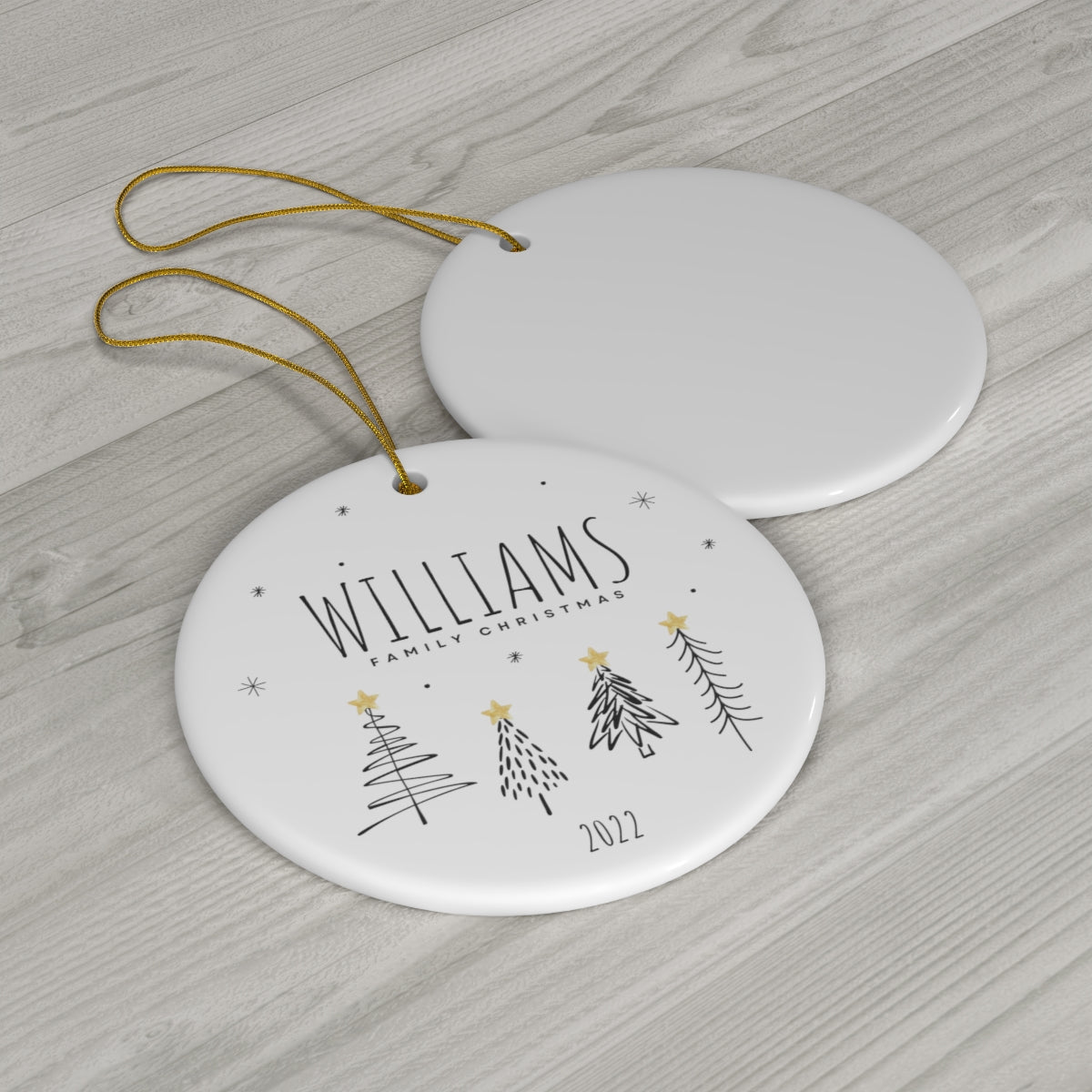 Family Christmas Ornament 2022 | Custom Ornament