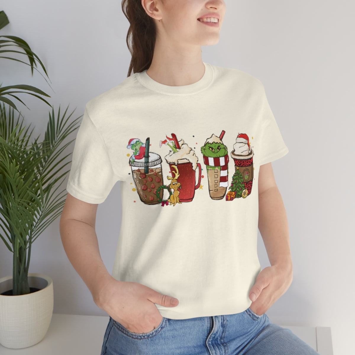 Grinch Christmas Coffee | Cute Christmas Shirt | Classic Christmas Movie | Unisex Tshirt