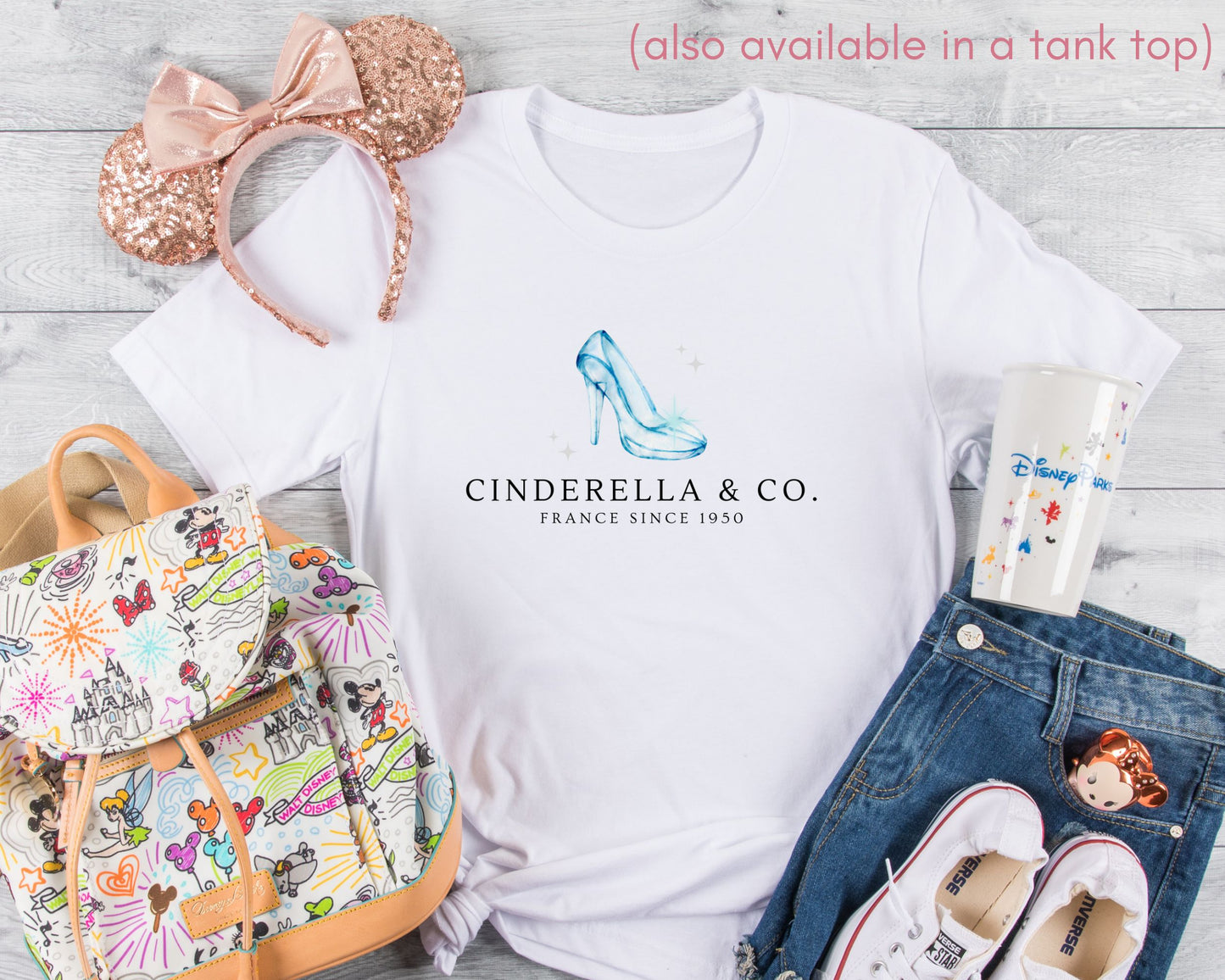 Cinderella Tanktop | Disney Tanktop | Cinderella and Co | Disney World Shirt | Disneyland Shirt | Magic Kingdom Shirt | Disney Princess