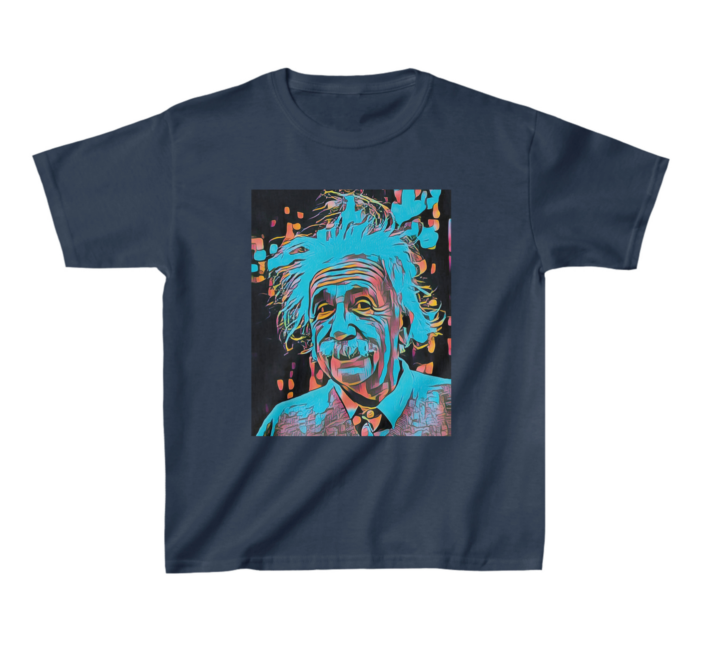 Kids Einstein Shirt | Albert Einstein | Icon Art | Einstein Painting | Youth Einstein Tshirt