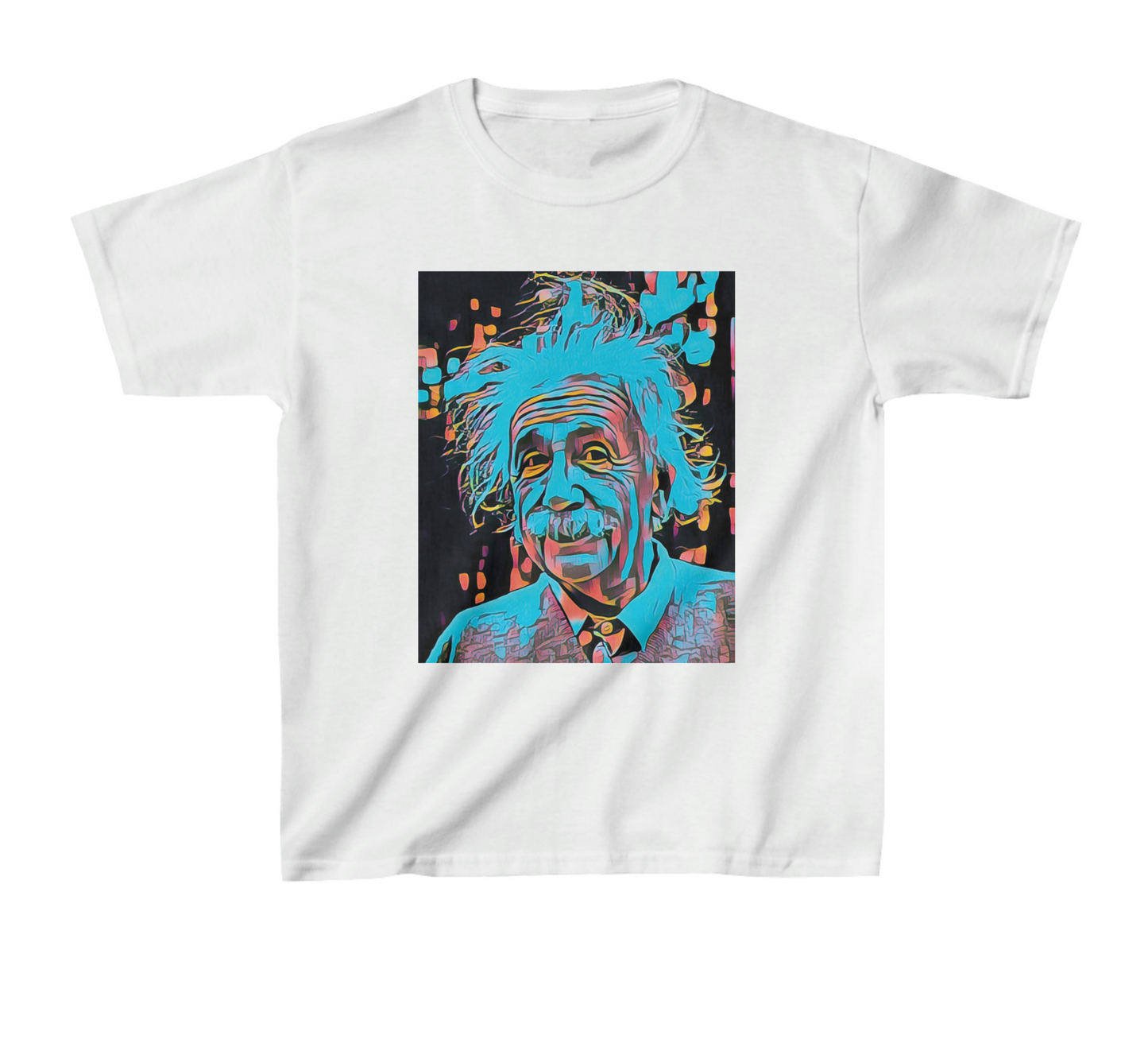 Kids Einstein Shirt | Albert Einstein | Icon Art | Einstein Painting | Youth Einstein Tshirt