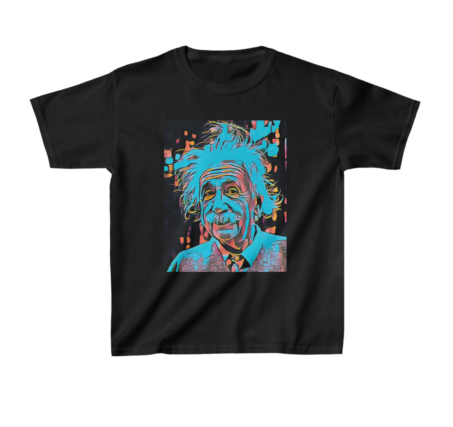 Kids Einstein Shirt | Albert Einstein | Icon Art | Einstein Painting | Youth Einstein Tshirt