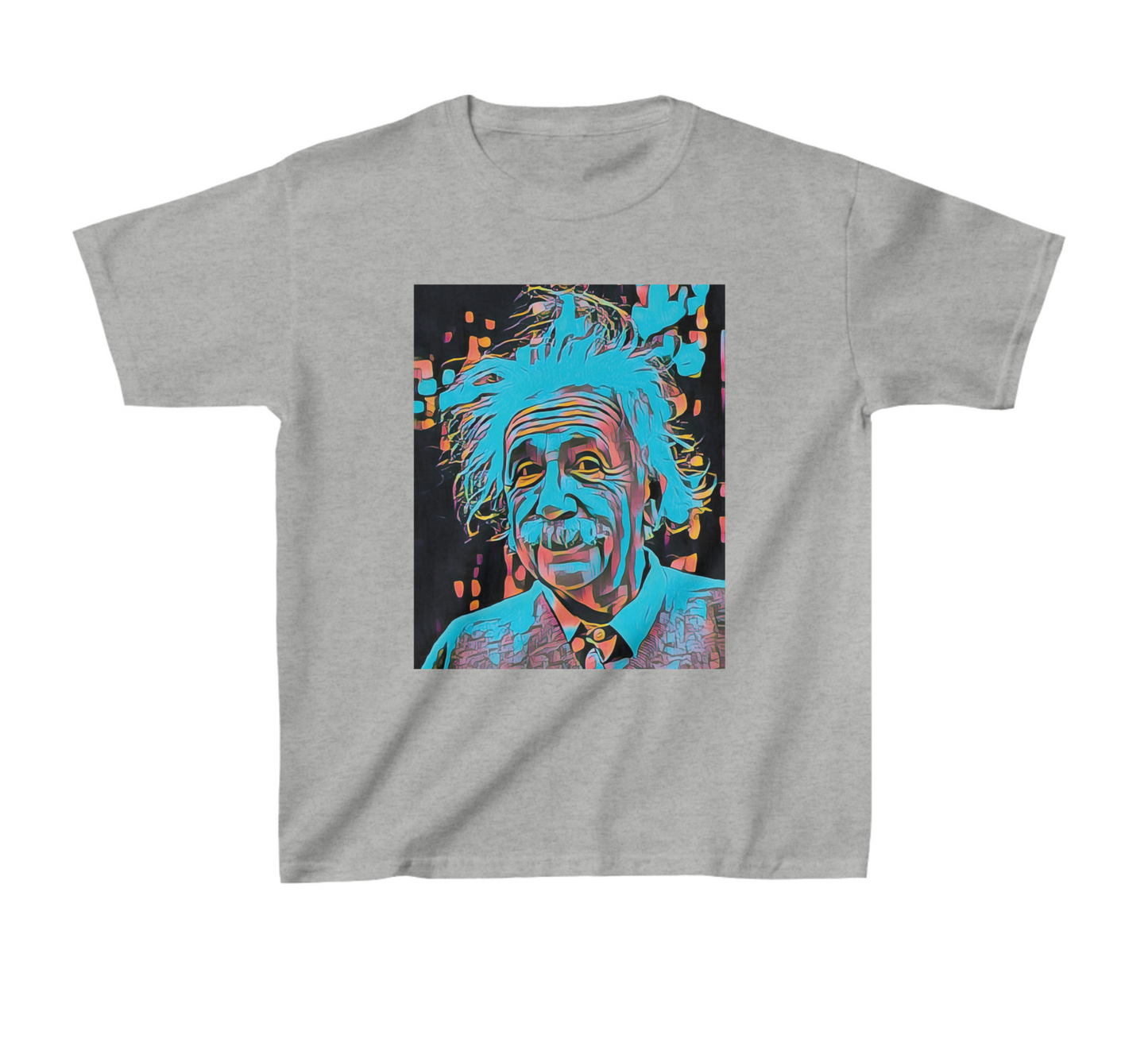 Kids Einstein Shirt | Albert Einstein | Icon Art | Einstein Painting | Youth Einstein Tshirt