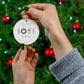 New Home Ornament | Minimalist Christmas | Farmhouse Christmas | Personalized Ornament | Ceramic Ornament | Welcome Home | Christmas 2022