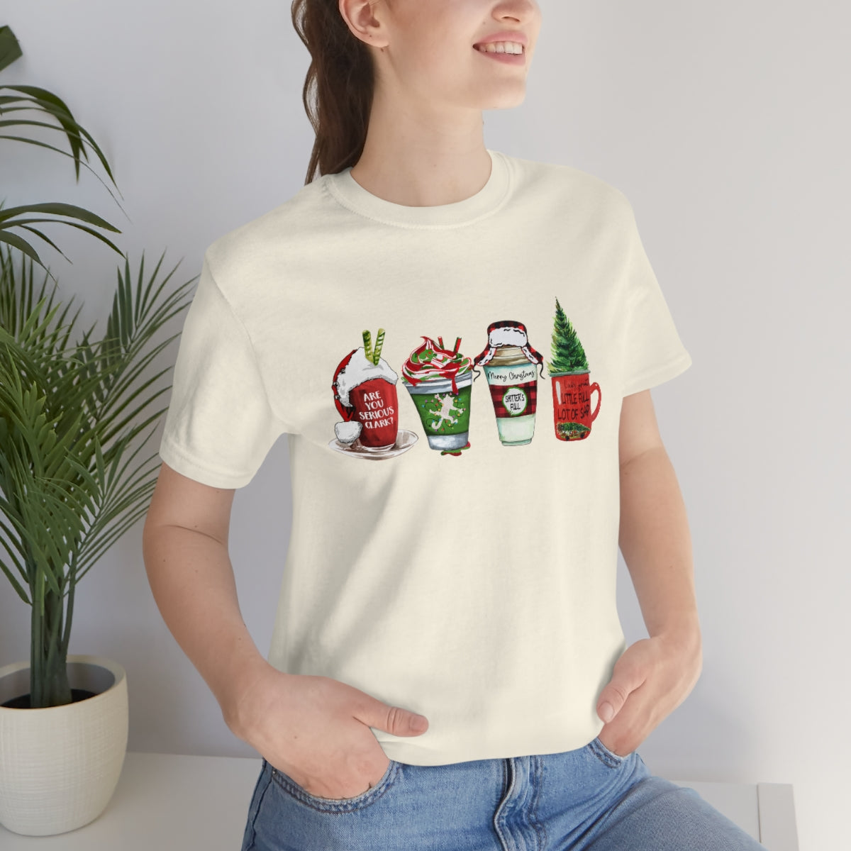 Christmas Vacation Coffee Tee | Cute Christmas Shirt | You Serious Clark | Griswold Shirt | Unisex T-shirt