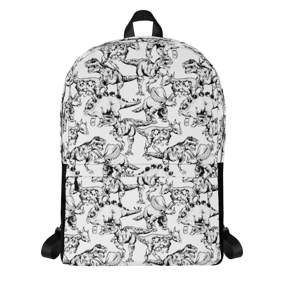 Dinosaur Backpack | Unisex Bookbag | Travel Bag | Carry on | Personal Item | Christmas Gift | Secret Santa