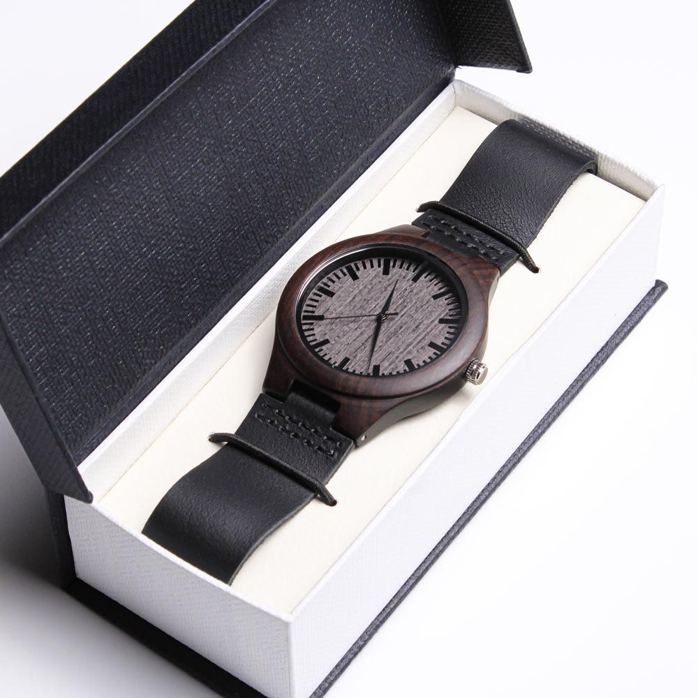 Engraved Wooden Watch | Valentines Gift for Him | Boyfriend Gift | Husband Gift