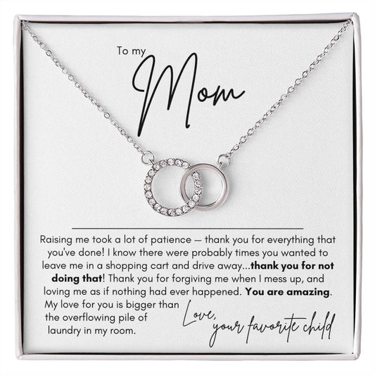 funny gift for mom, mom gift, mothers day gift, mom necklace, gift for mothers day, mom birthday gift, mom christmas gift, to mom from son, to mom from daughter, to mom from favorite child