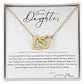 Gift for Bonus Daughter - From Mom - The greatest bonus was you