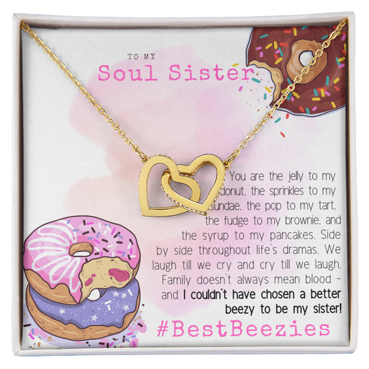 Best Beezies | Soul Sister Gift | Bestie | Best Friend Necklace