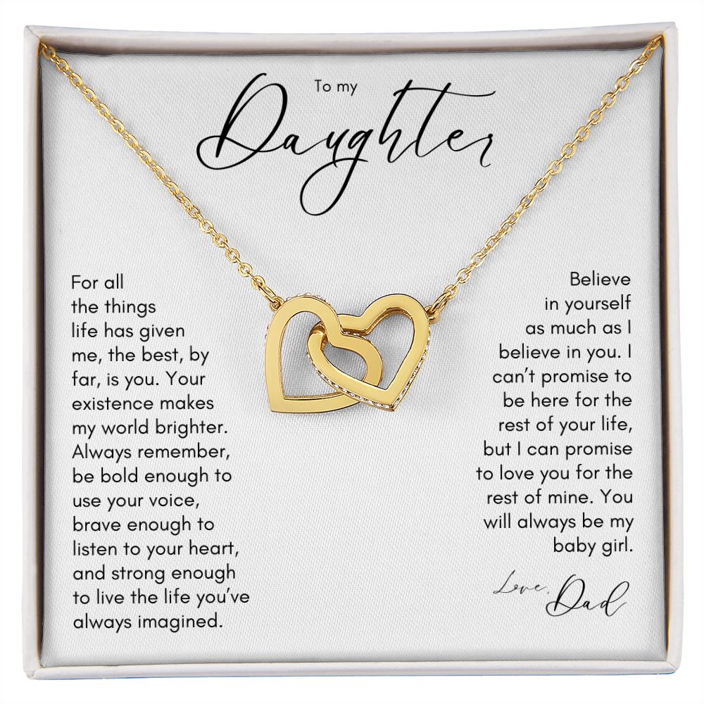 Gift for Daughter | From Dad | Your Existence Makes My World Brighter