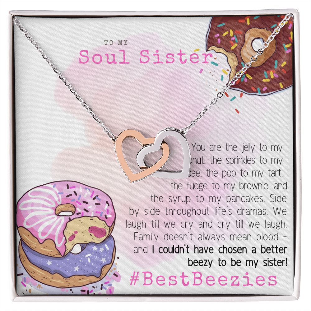 Best Beezies | Soul Sister Gift | Bestie | Best Friend Necklace