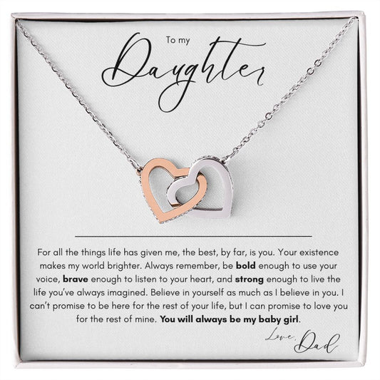 Gift for Daughter - From dad - Greatest Gift was You