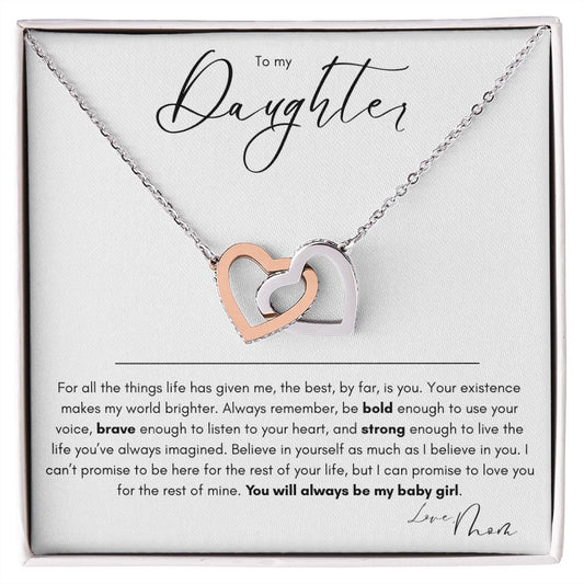 Gift for Daughter - From Mom - Greatest Gift was You