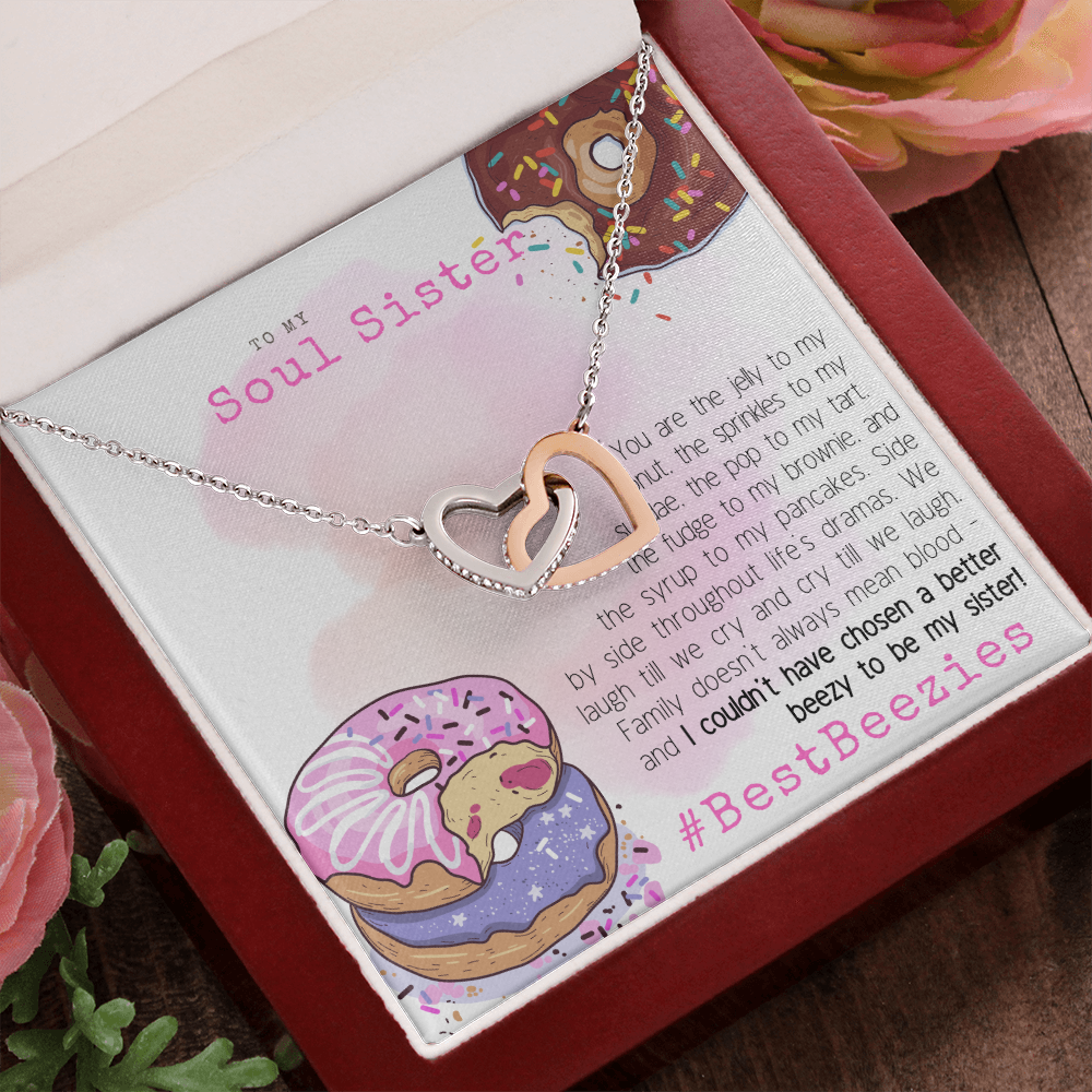 Best Beezies | Soul Sister Gift | Bestie | Best Friend Necklace