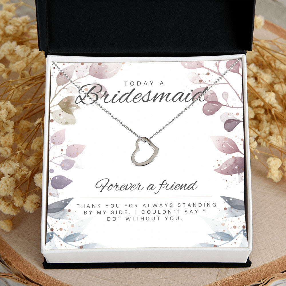 Gift for Bridesmaid from Bride | Forever a friend | Girl Friends | Bride Squad | Wedding Party Gifts