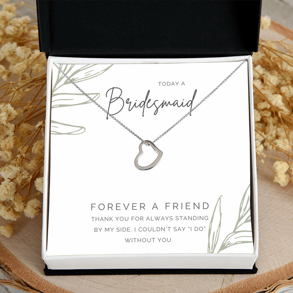 Gift for Bridesmaid from Bride | Forever a friend | Girl Friends | Bride Squad | Wedding Party Gifts