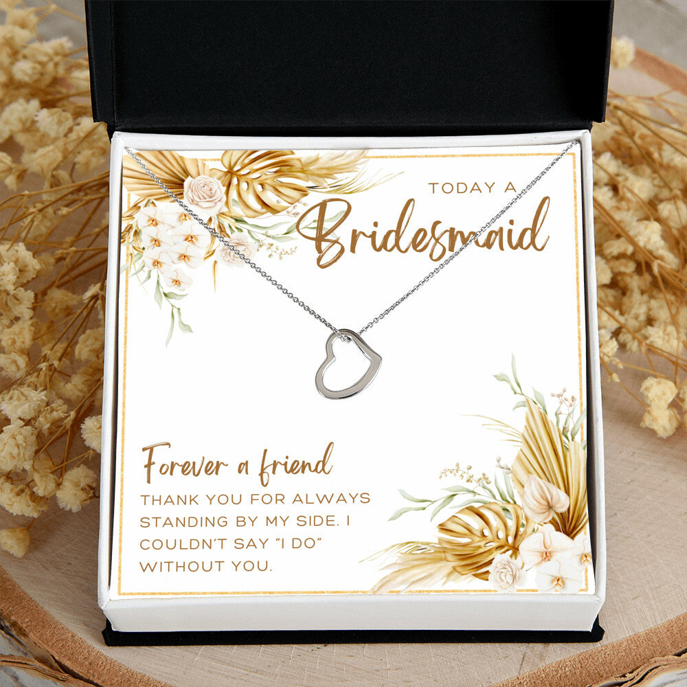 Gift for Bridesmaid from Bride | Forever a friend | Girl Friends | Bride Squad | Wedding Party Gifts