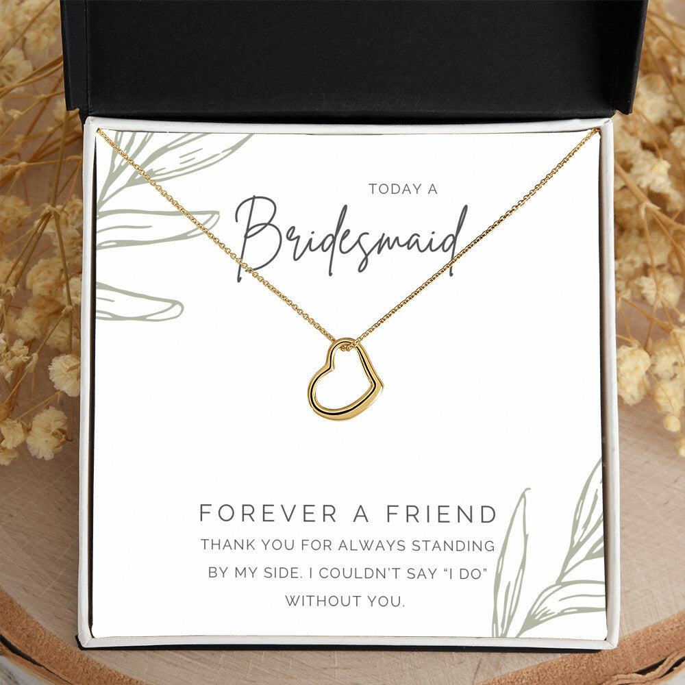 Gift for Bridesmaid from Bride | Forever a friend | Girl Friends | Bride Squad | Wedding Party Gifts