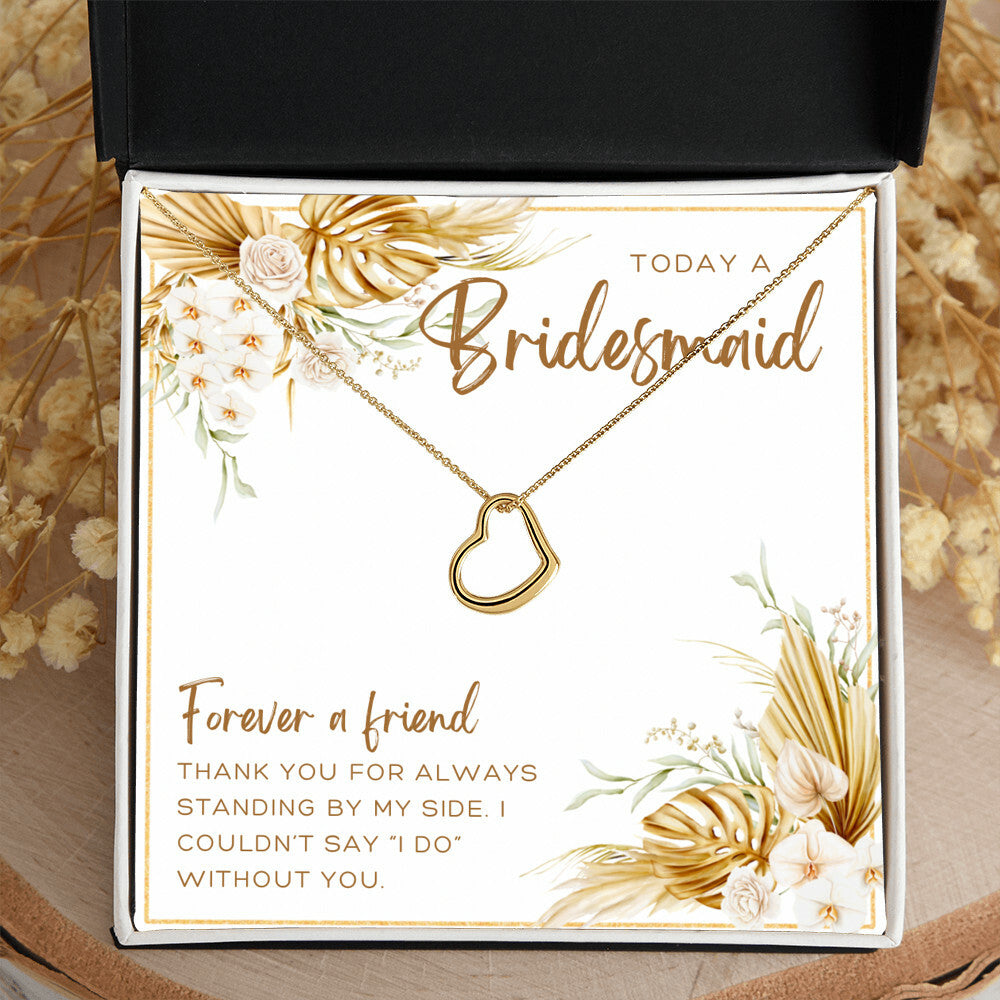 Gift for Bridesmaid from Bride | Forever a friend | Girl Friends | Bride Squad | Wedding Party Gifts