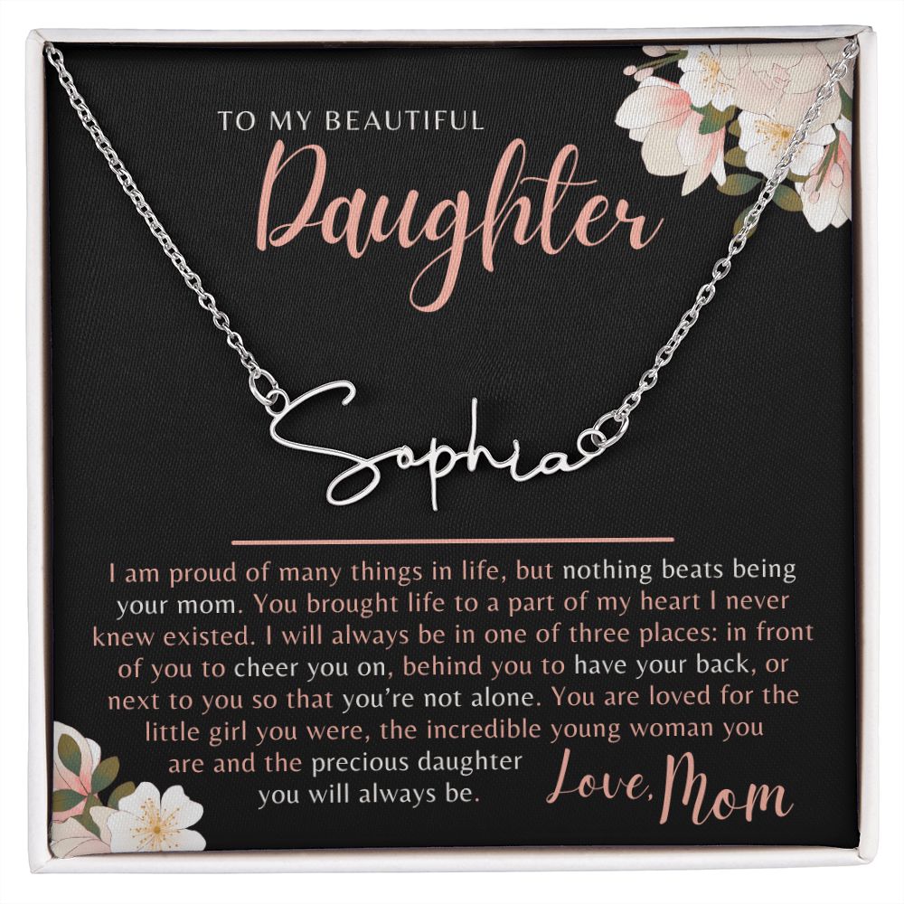 daughter gift, daughter necklace, gift for daughter, mother daughter gift, personalized gift, name necklace